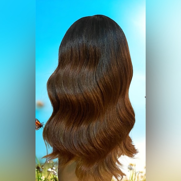 Elegant Brown Ombre Wig - Picture 3 of 5